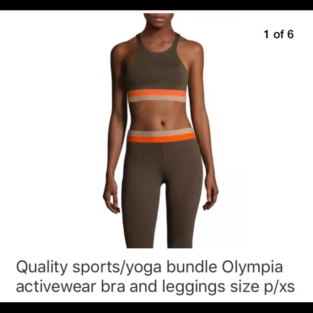 Olympia Activewear set: top and matching bottom